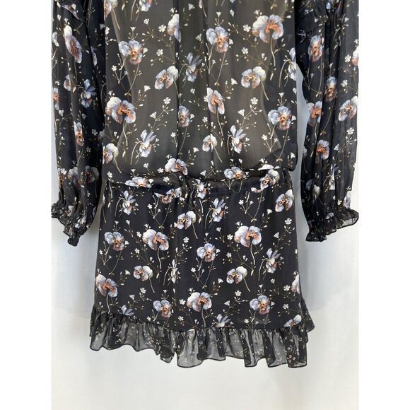Ulla Johnson Dakota Mini Dress in Navy Silk Midnight $475 - Picture 9 of 13